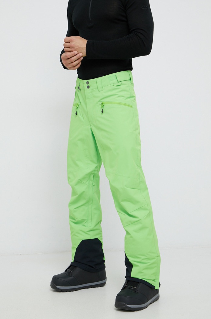 Quiksilver spodnie Boundry tkanina zielony EQYTP03144