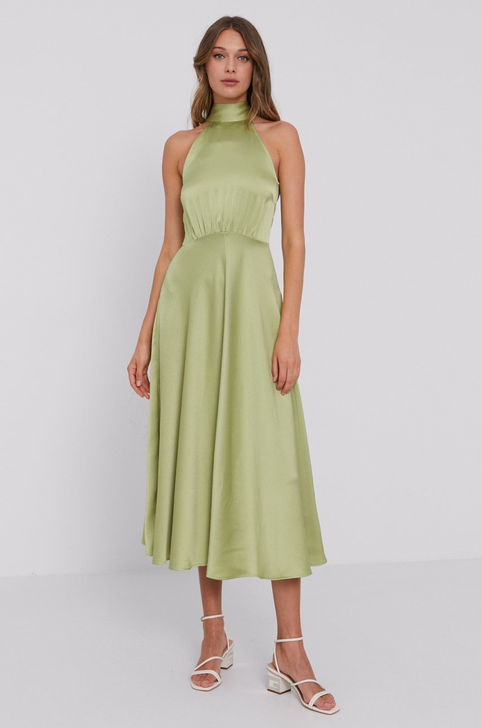 Samsoe Samsoe rochie Rheo verde F20500071