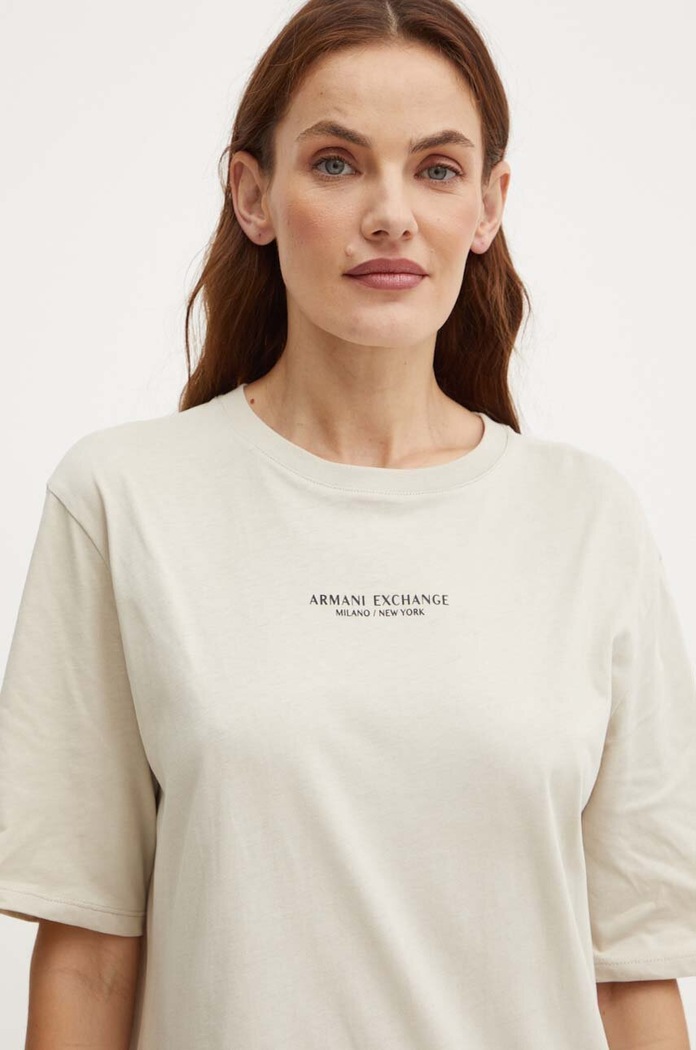 Рокля Armani Exchange бежов 8NYACF.YJG3Z