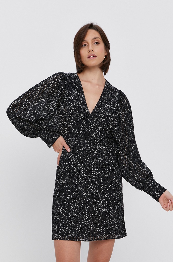 Sisley ruha háromnegyedes fekete 48QD5VI07.66U