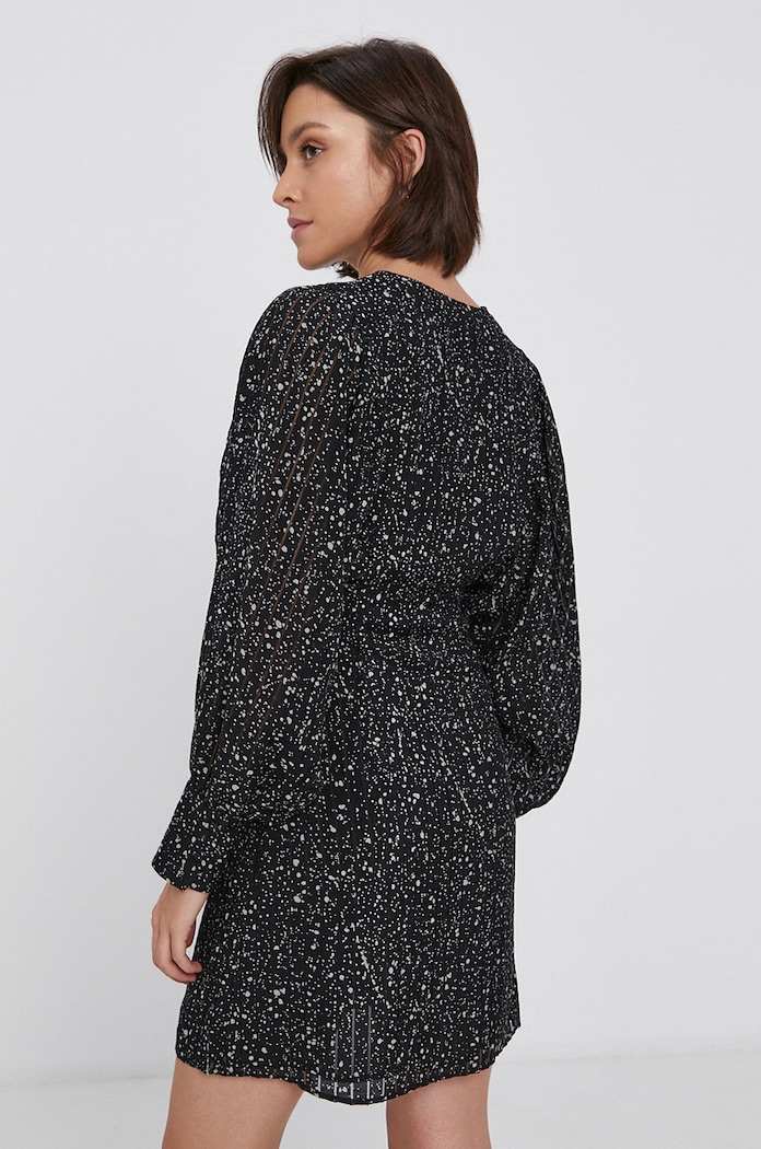 Ruházat Sisley ruha 48QD5VI07.66U fekete