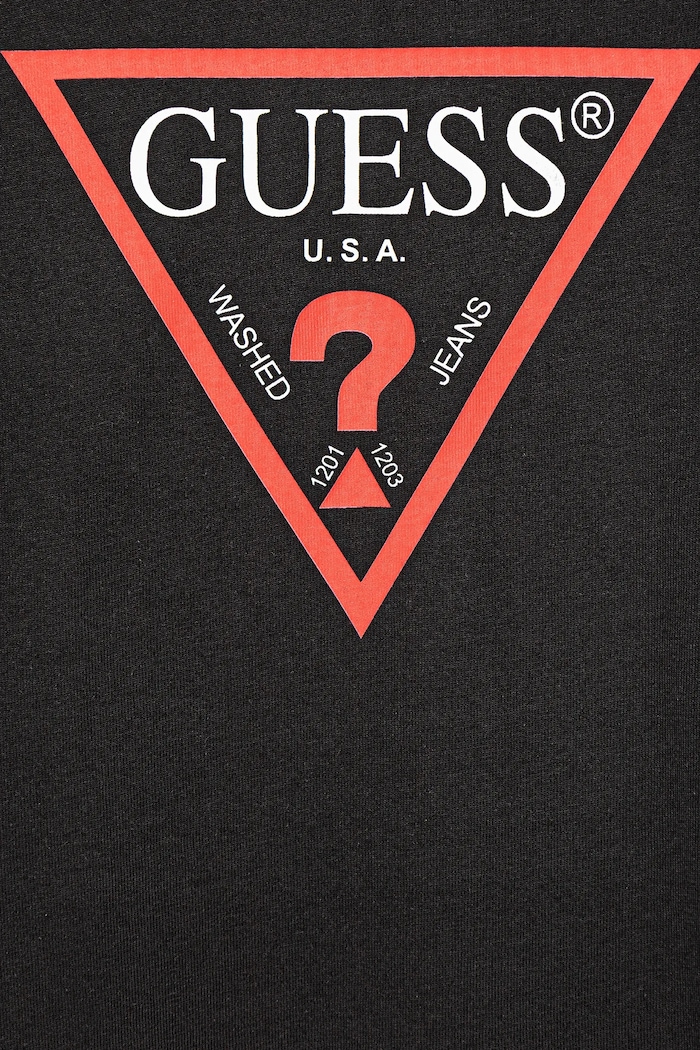 DÍVKA Dětské bavlněné šaty Guess J93K51.KAUD0 černá
