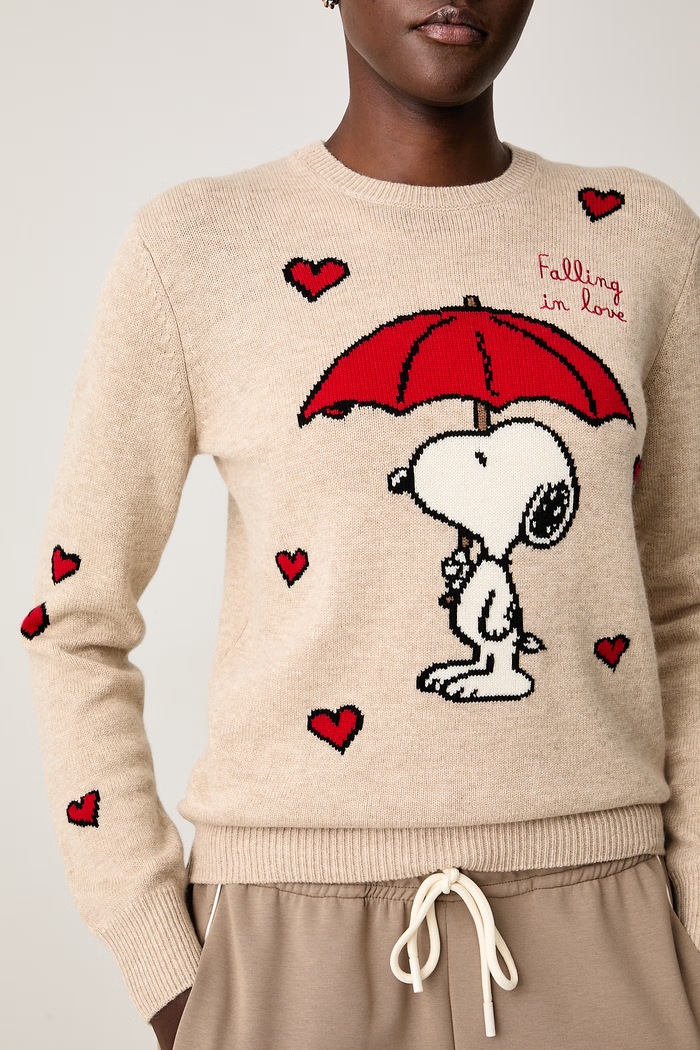 Sweter damski z wełną MC2 Saint Barth QUE0014 beżowy