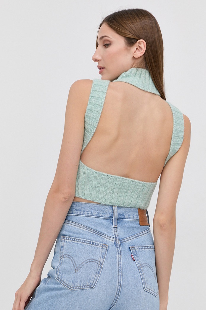 Ρούχα Γιλέκο For Love & Lemons KFA21T104 πράσινο