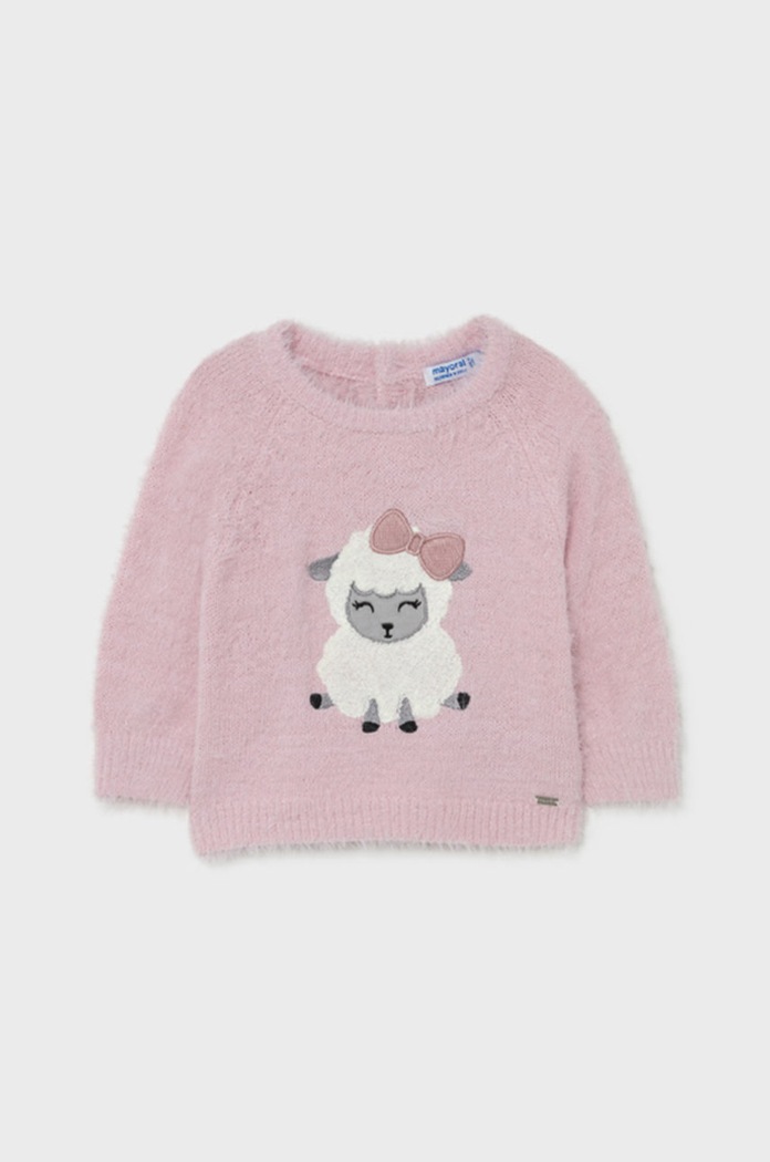 Παιδικό πουλόβερ Mayoral 2384.4A.Baby ροζ AW21