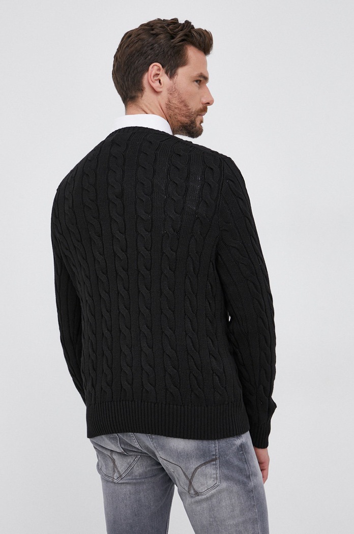 Дрехи Памучен пуловер Polo Ralph Lauren 710775885012 черен