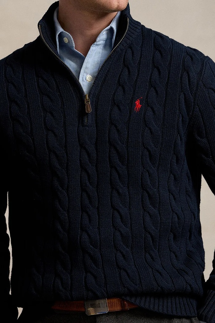 Polo Ralph Lauren maglione blu navy 710810841001