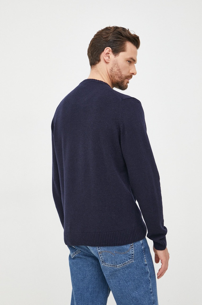 Odzież Paul&Shark sweter wełniany C0P1061 granatowy