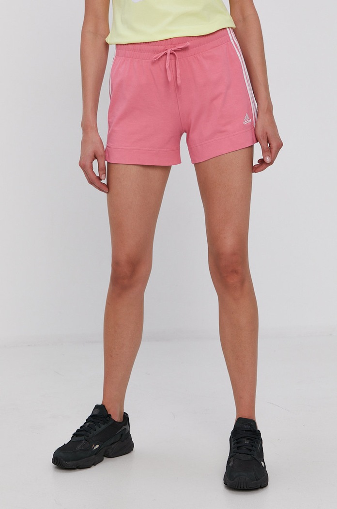 adidas Szorty H07885 z elastanem różowy H07885