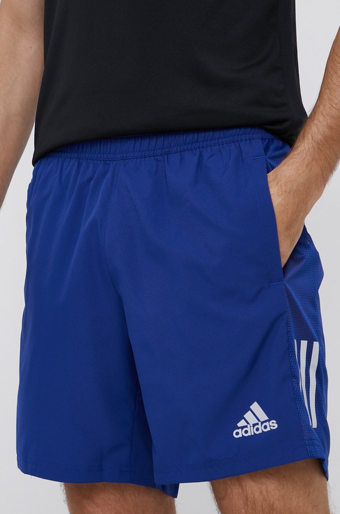 adidas Performance Szorty H34505 tkanina niebieski H34505