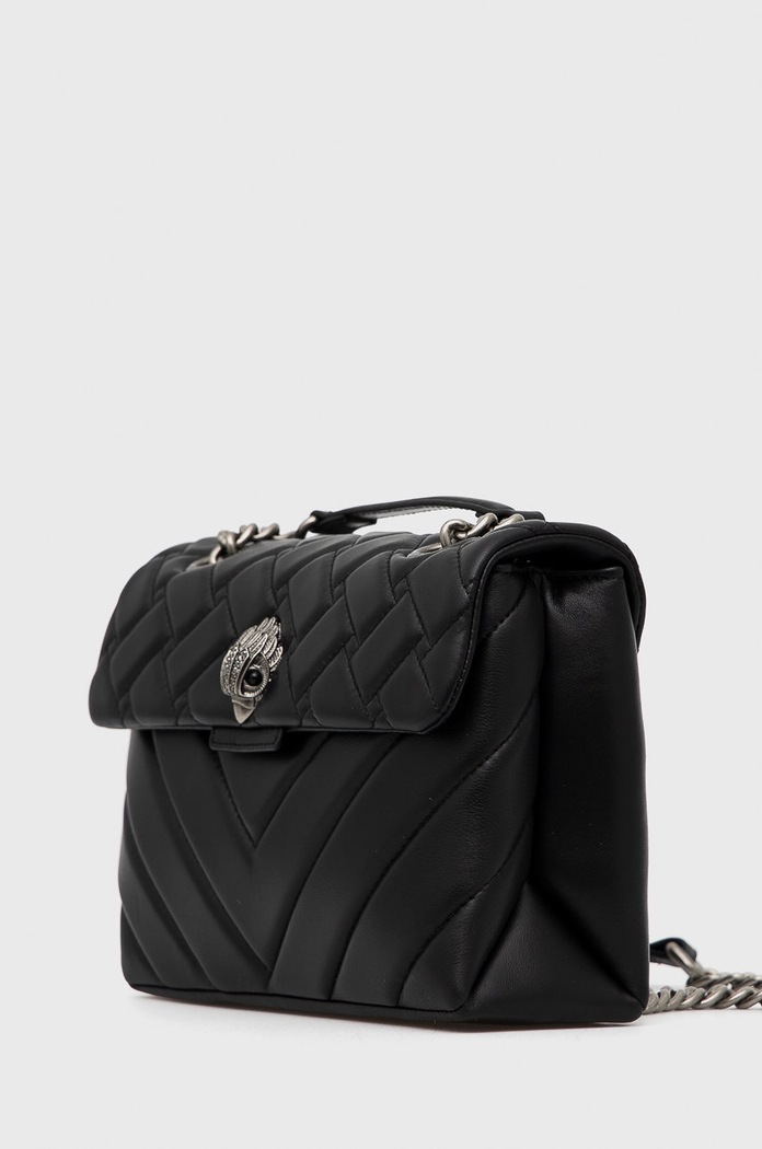Кожена чанта Kurt Geiger London 1470405109 черен AA00