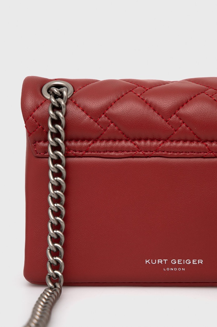 Аксесоари Кожена чанта Kurt Geiger London 1470850109 червен