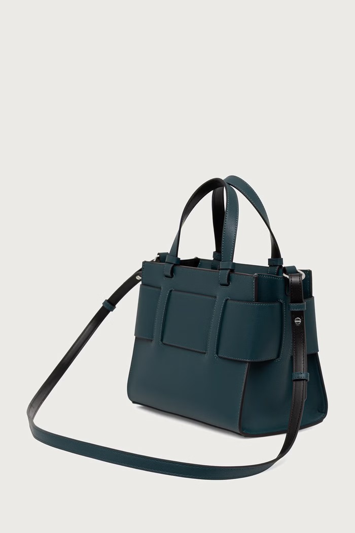Accesorii Armani Exchange geantă pentru femei cu imitație de piele 942690.0A874 turcoaz