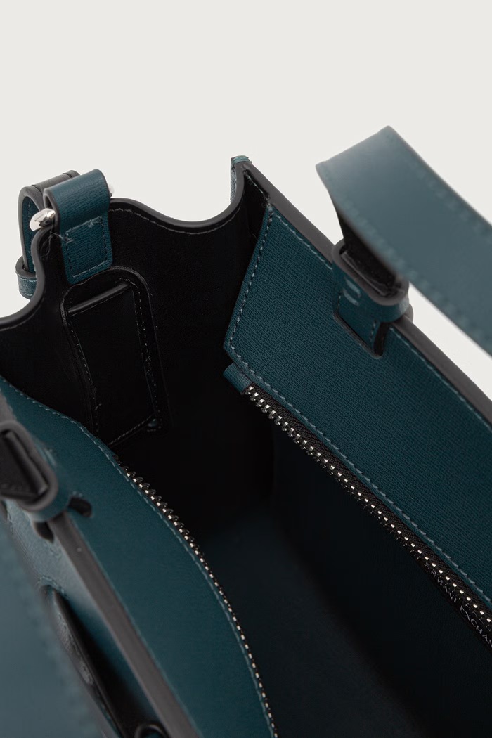 Armani Exchange geantă pentru femei cu imitație de piele 942690.0A874 turcoaz