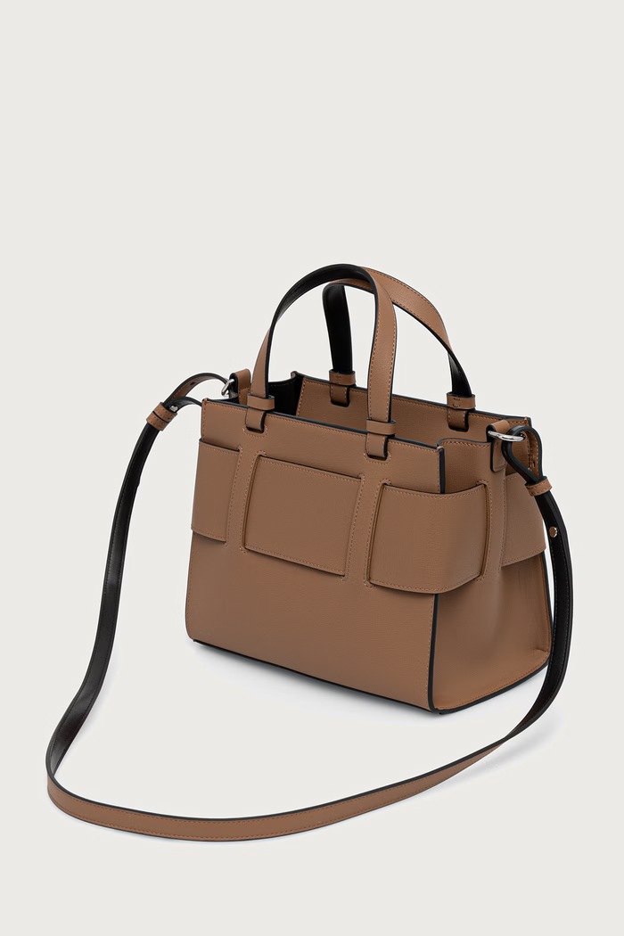 Armani Exchange torebka damska z imitacji skóry brązowy 942690.0A874