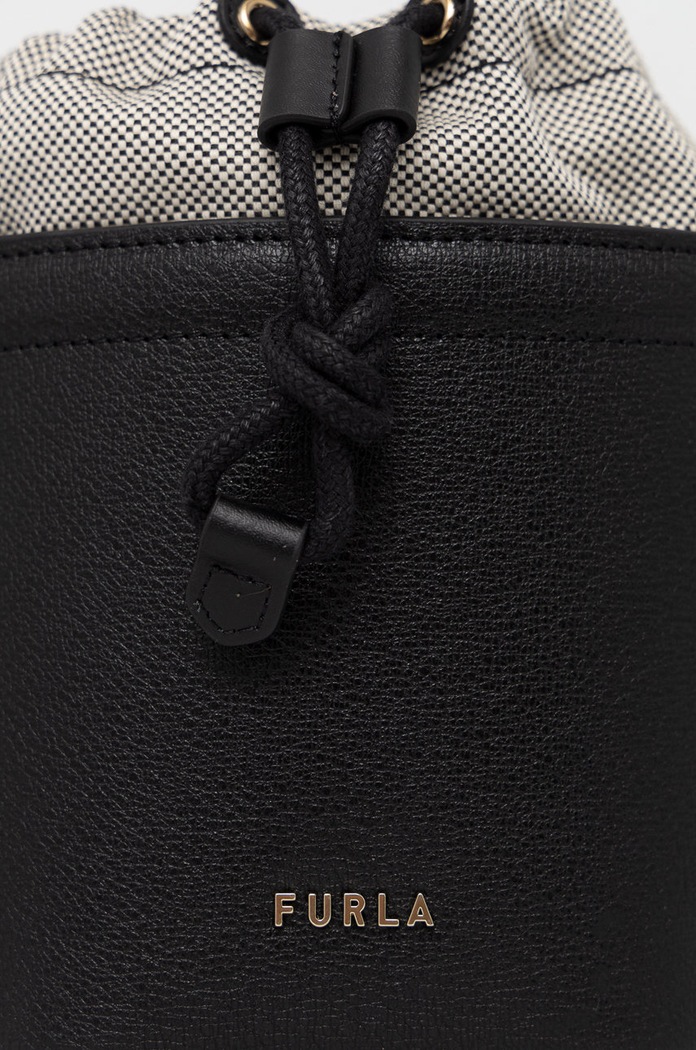 Kožená kabelka Furla WB00332.BX0006.O6000 černá AA00