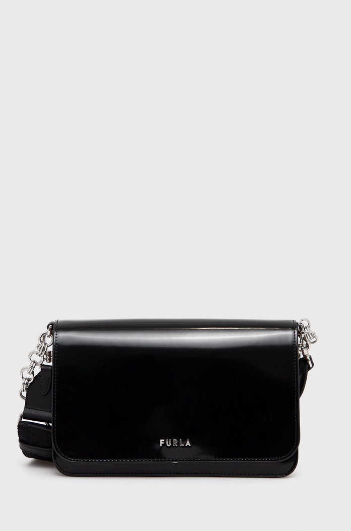 Furla Torebka skórzana skóra licowa czarny WB00358.BX0209.O9200