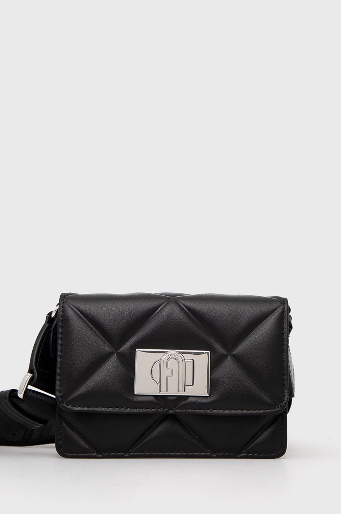 Furla Torebka skórzana skóra licowa czarny WE00123.BX0186.O6000