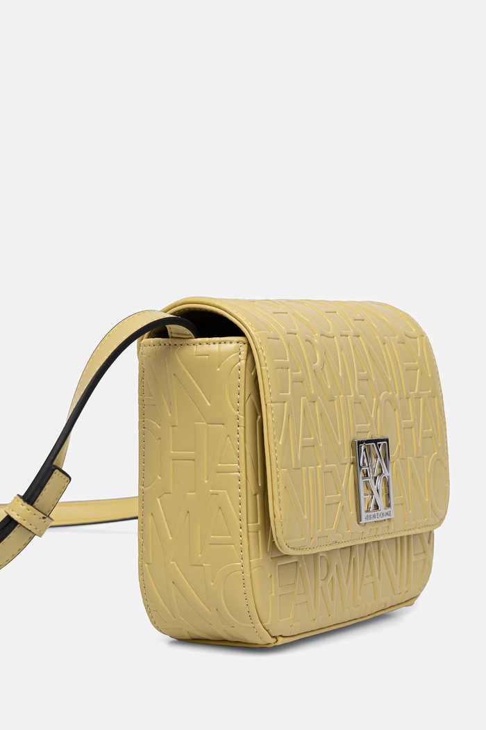 Armani Exchange geantă 942648.CC793 galben SS25