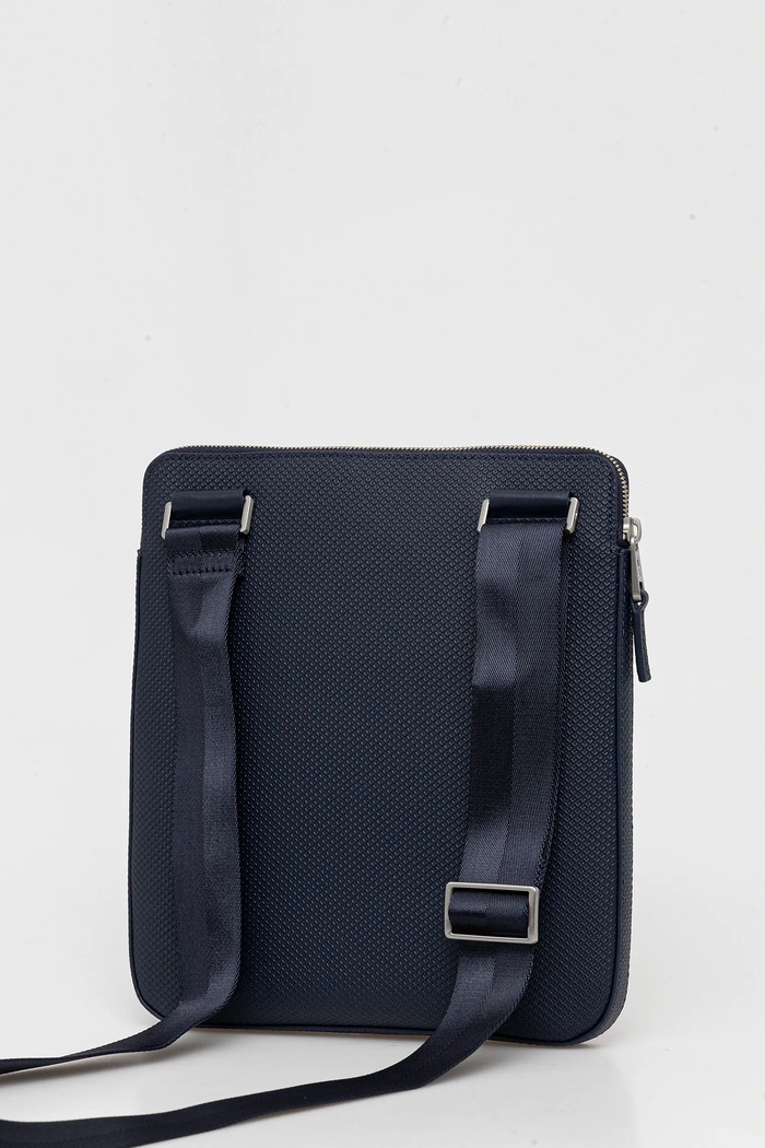 Accessori Lacoste pochette in pelle NH2815CE blu navy
