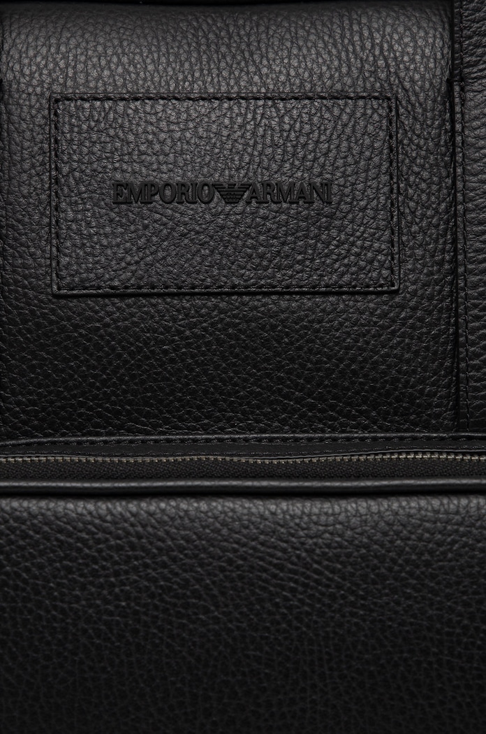 Emporio Armani geantă de piele 38 x 29 x 5 cm Y4P144.Y068E negru SS23