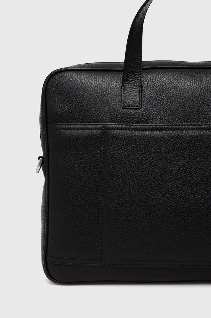 Emporio Armani geantă de piele 38 x 29 x 5 cm negru Y4P144.Y068E