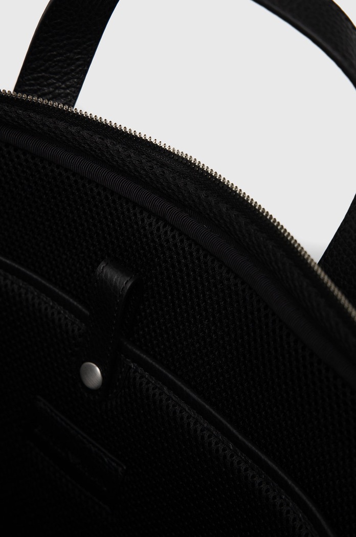 Emporio Armani geantă de piele 38 x 29 x 5 cm Y4P144.Y068E negru