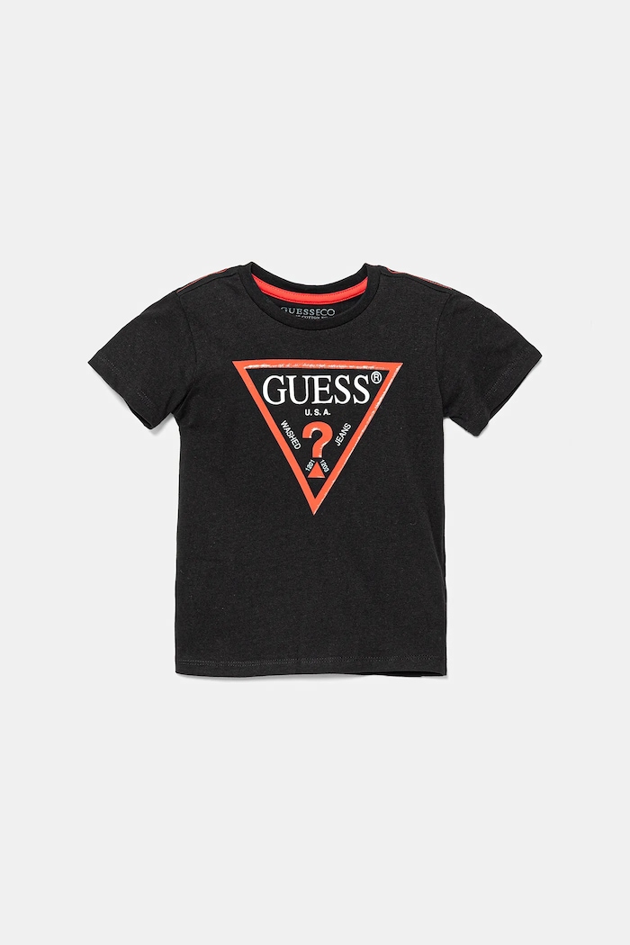 Guess Tricou copii melanj negru N73I55.K8HM0