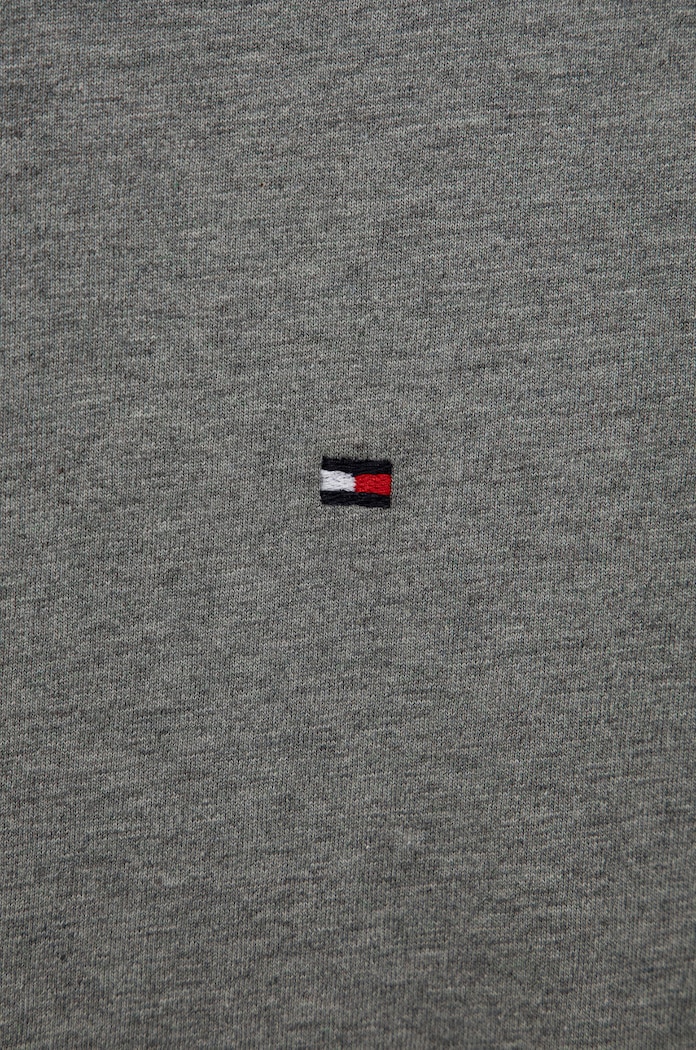 Dětské bavlněné tričko Tommy Hilfiger šedá UB0UB00310.4890