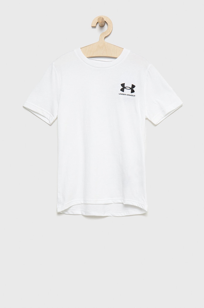 Under Armour t-shirt dziecięcy pozostałe biały 1363280