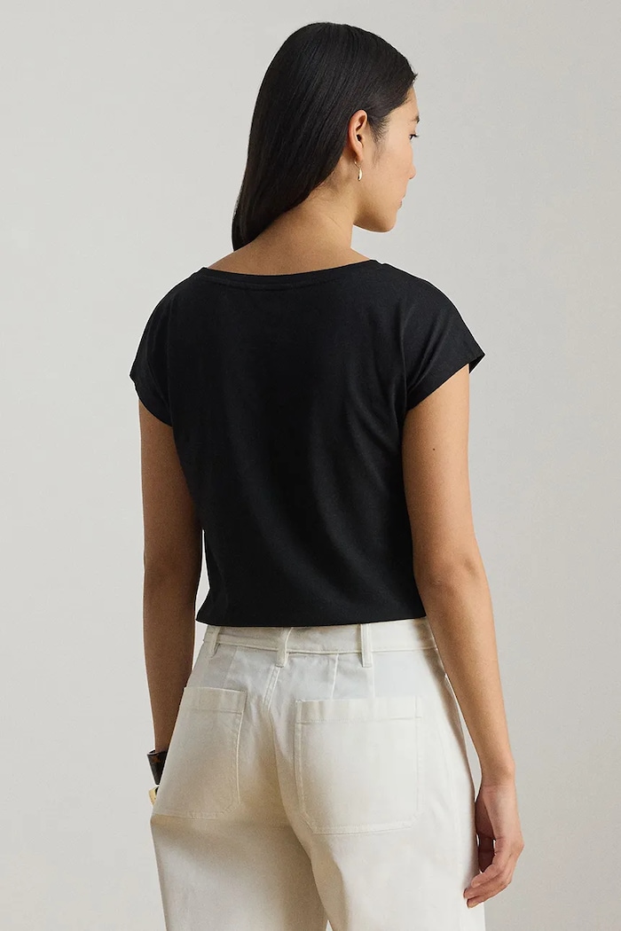 Lauren Ralph tricou 200748765002 negru SS24