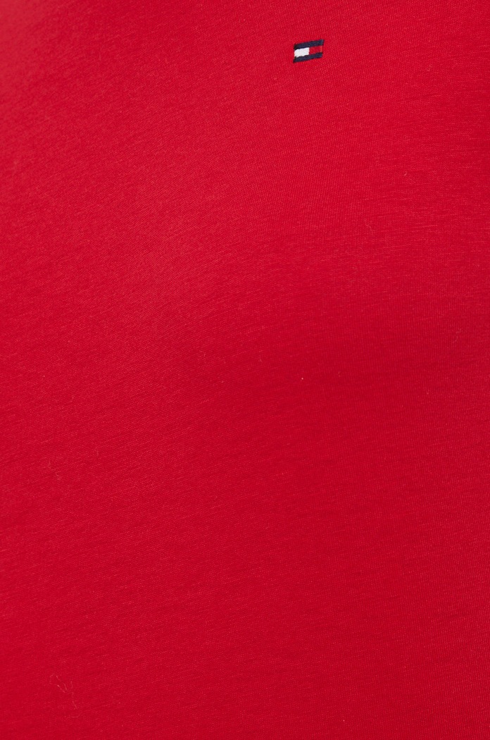 Tommy Hilfiger T-shirt bawełniany WW0WW27735.4890 czerwony