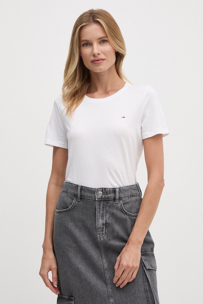 Tommy Jeans Tricou din bumbac DW0DW11459.4890 multicolor AW24