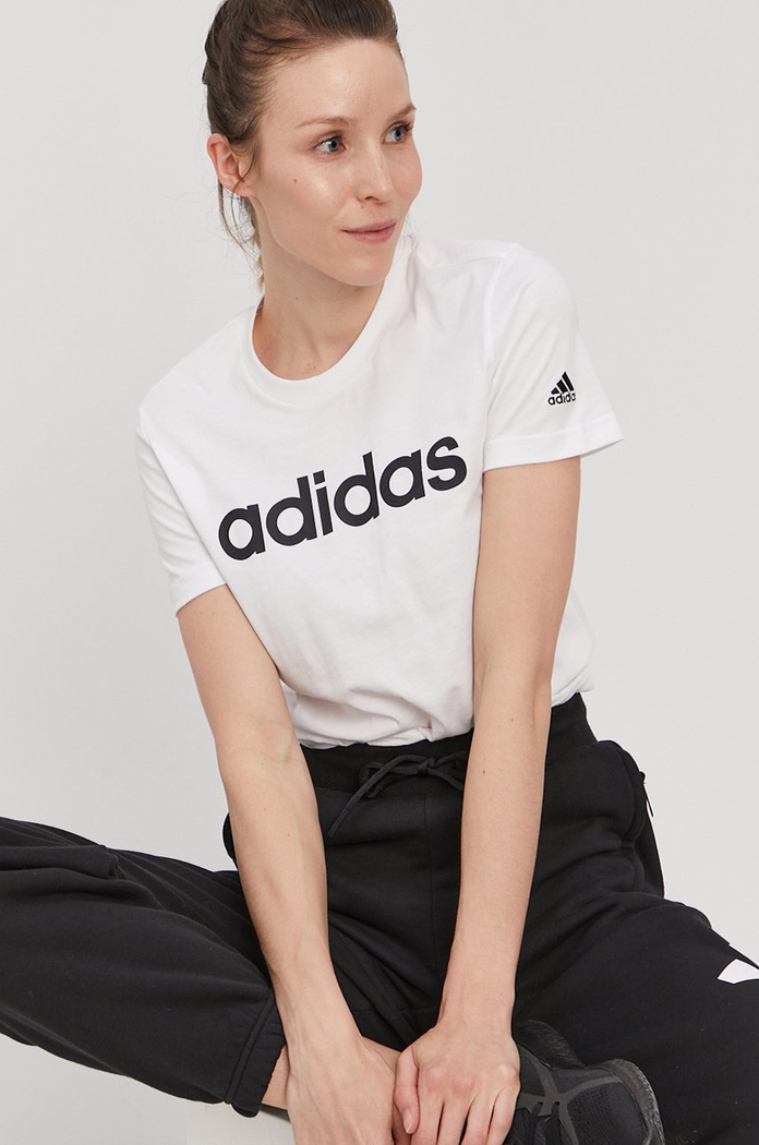 Adidas Tricou GL0768 alb GL0768