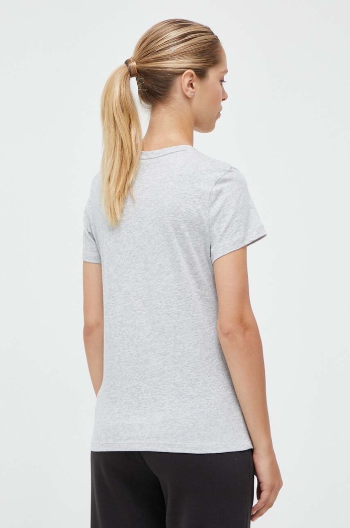 Oblečení Bavlněné tričko Puma 586774 šedá