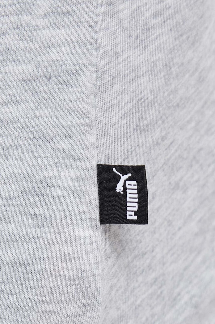 Bavlněné tričko Puma 586774 šedá