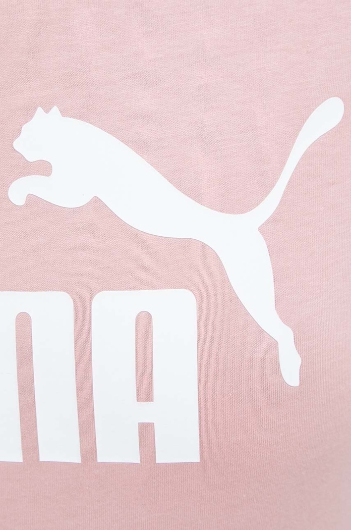 Puma t-shirt bawełniany 586774 różowy