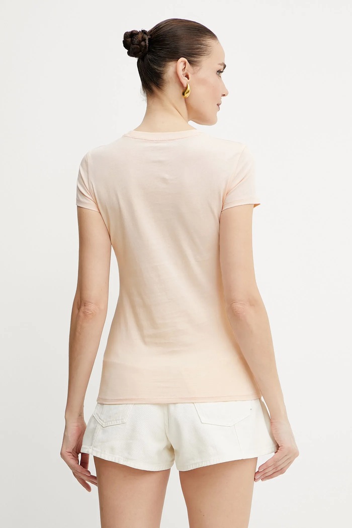 Îmbrăcăminte Armani Exchange Tricou din bumbac 8NYT91.YJG3Z portocaliu