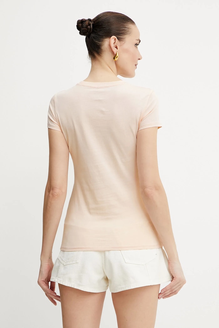 Îmbrăcăminte Armani Exchange Tricou din bumbac 8NYT91.YJG3Z portocaliu