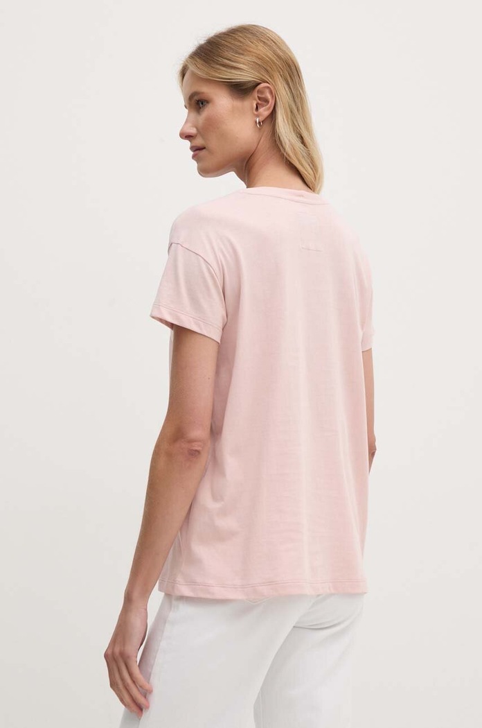 Armani Exchange Tricou din bumbac 8NYTCX.YJG3Z roz AW25