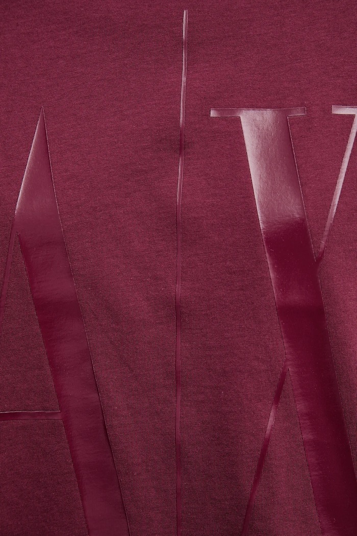 Armani Exchange t-shirt bawełniany bordowy 8NYTCX.YJG3Z