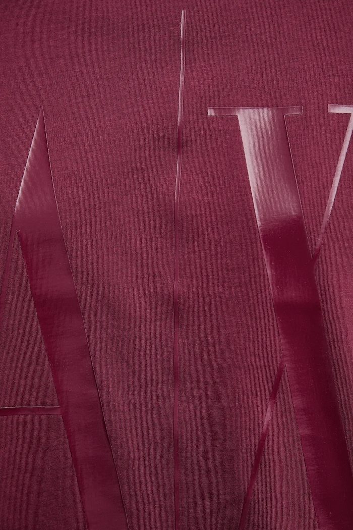 Armani Exchange t-shirt bawełniany bordowy 8NYTCX.YJG3Z