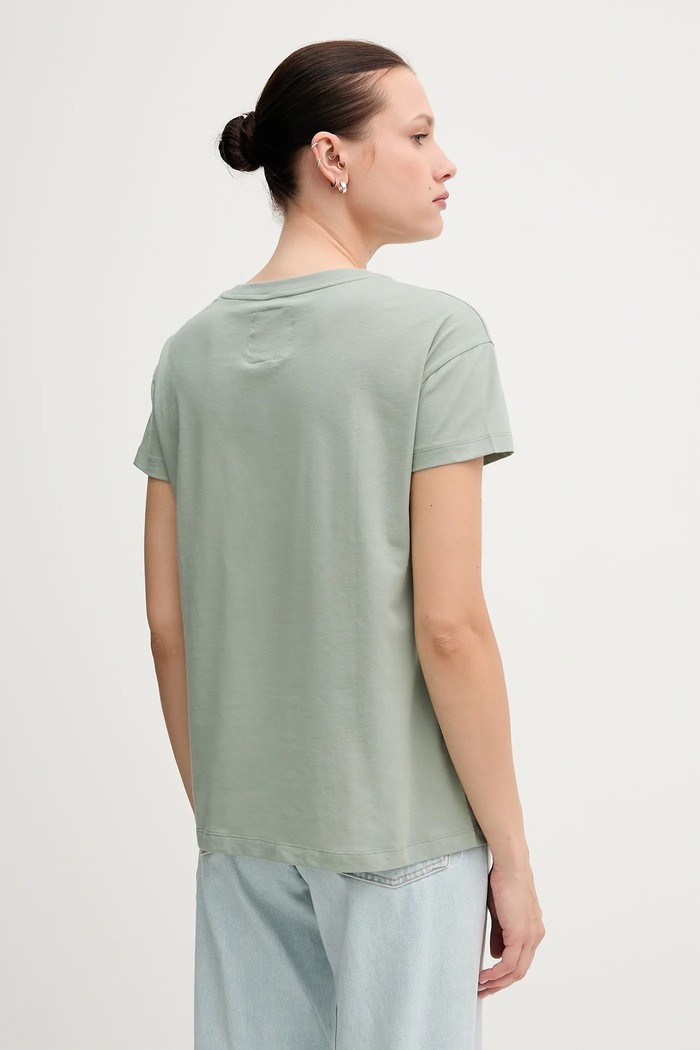 Armani Exchange t-shirt bawełniany 8NYTCX.YJG3Z zielony AW25