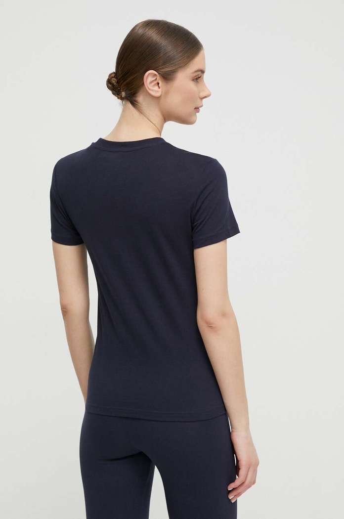 Oblečení Bavlněné tričko adidas H07833 H07833 námořnická modř