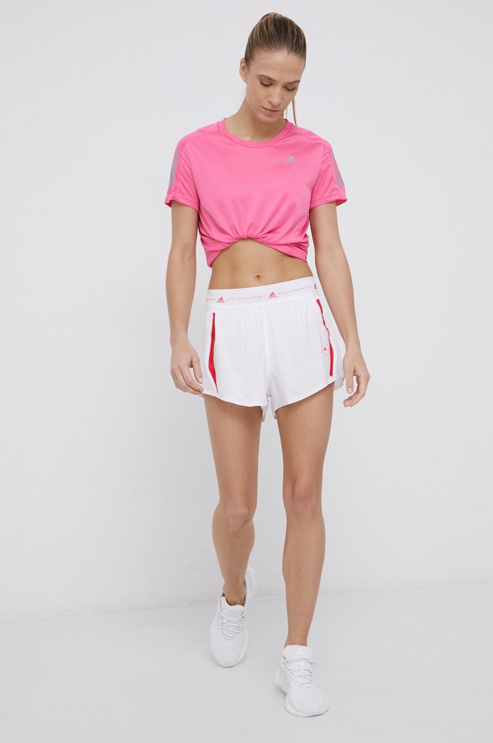 Tričko adidas Performance H30045 H30045 fialová AW21