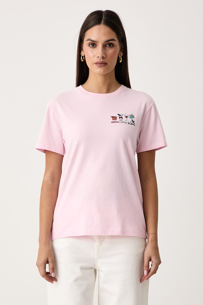 MC2 Saint Barth T-shirt damski bawełniany różowy EMI0002