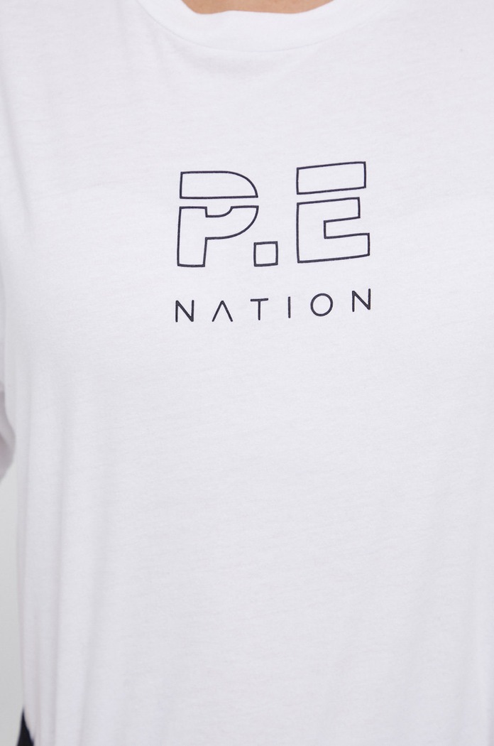 P.E Nation pamut póló PEBASICST038 fehér