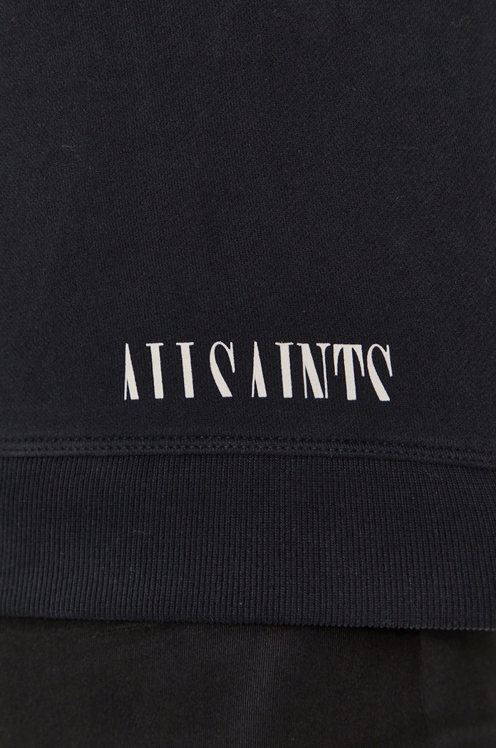 Bavlněná mikina AllSaints WM056U černá