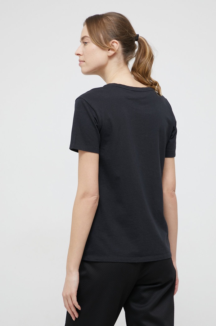Burton T-shirt bawełniany 21701100001 czarny AW21