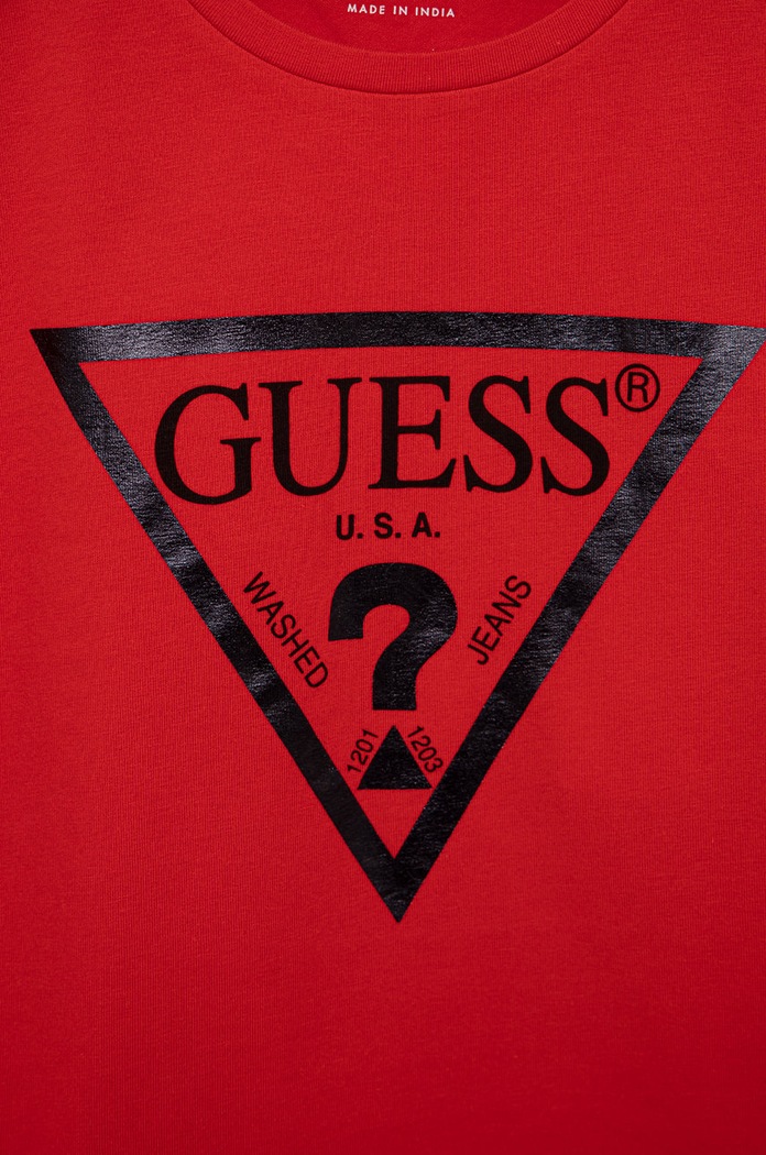 DÍVKA Guess - Dětské tričko J81I15.J1311 červená